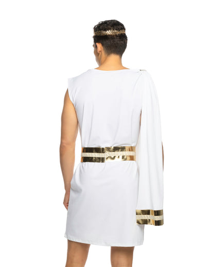 6636 - 2pc Gilded Greek God