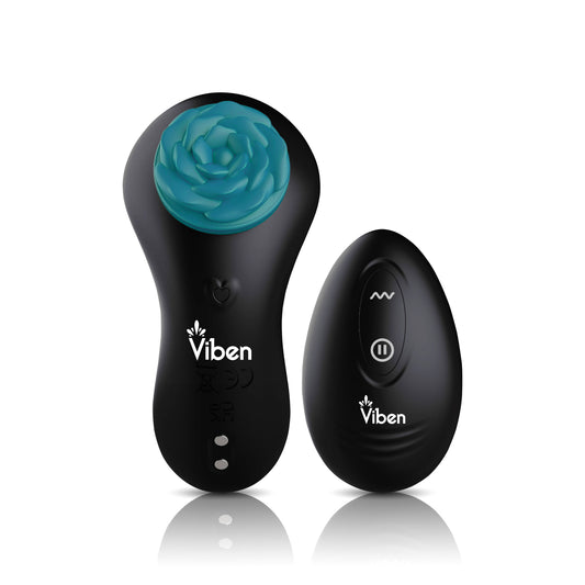 Secret Seduction Remote Panty Vibe - Black/ocean