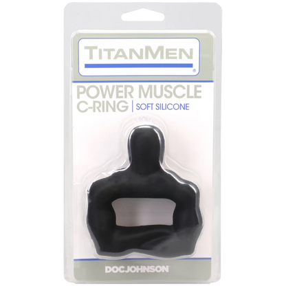 Titanmen - Power Muscle Cock Ring - 42mm Black