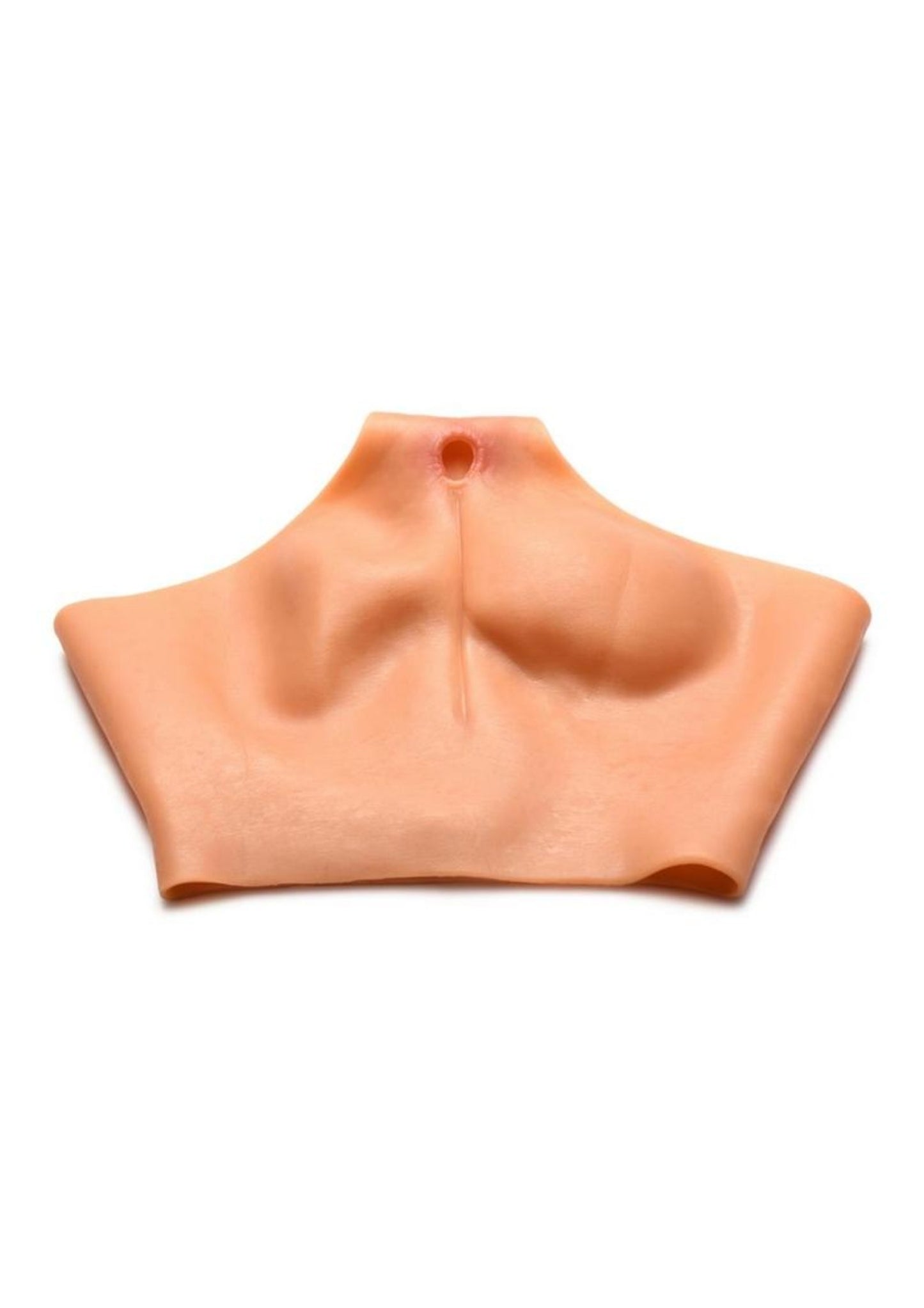 Master Series Pussy Panties Silicone Wearable Vagina/Ass Panties - Small - Vanilla