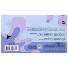 Spanish Fly Shot for Him 12 Pack Display 2 Fl Oz Bottle Blue Razz Ice