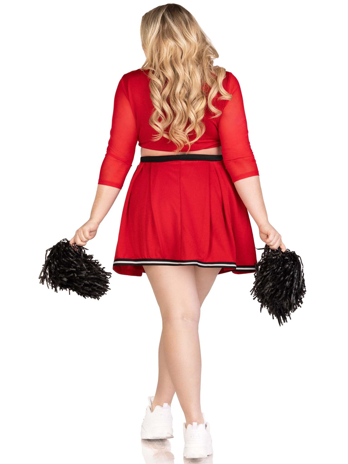 Leg Avenue Varsity Babe Cheerleader Costume (3 Piece) - Red