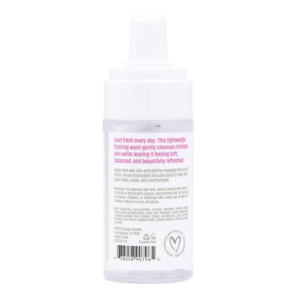 Coochy Fab Fresh Intimate Foaming Cleanser - Peony (4 Floz / 118 ml)