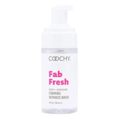 Coochy Fab Fresh Intimate Foaming Cleanser - Peony (4 Floz / 118 ml)