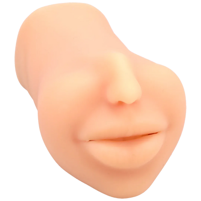 The Super Sucker - Cum Guzzler - Male Mouth Ultraskyn Masturbator Vanilla