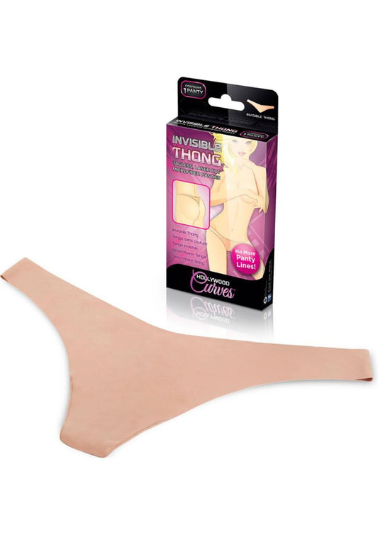 INVISIBLE THONG - NUDE - M/L