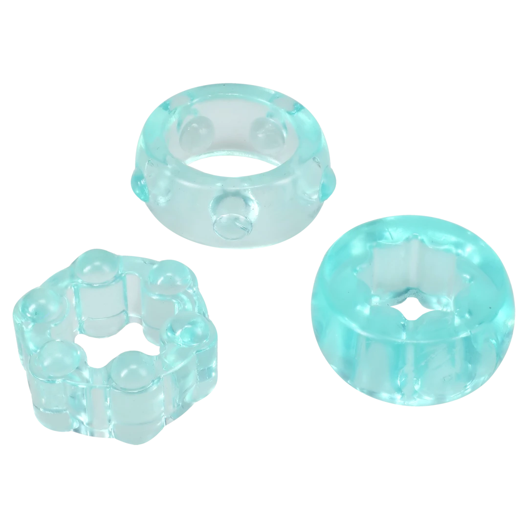 Crystal Jellies - Performance Ring Set Teal
