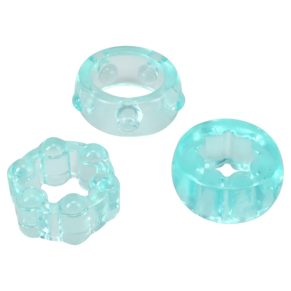 Crystal Jellies - Performance Ring Set Teal