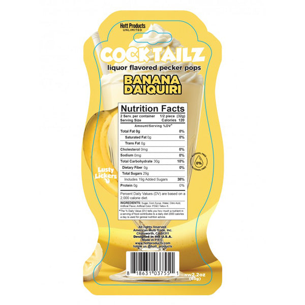 Cocktailz Banana Daiquiri Pecker Pop