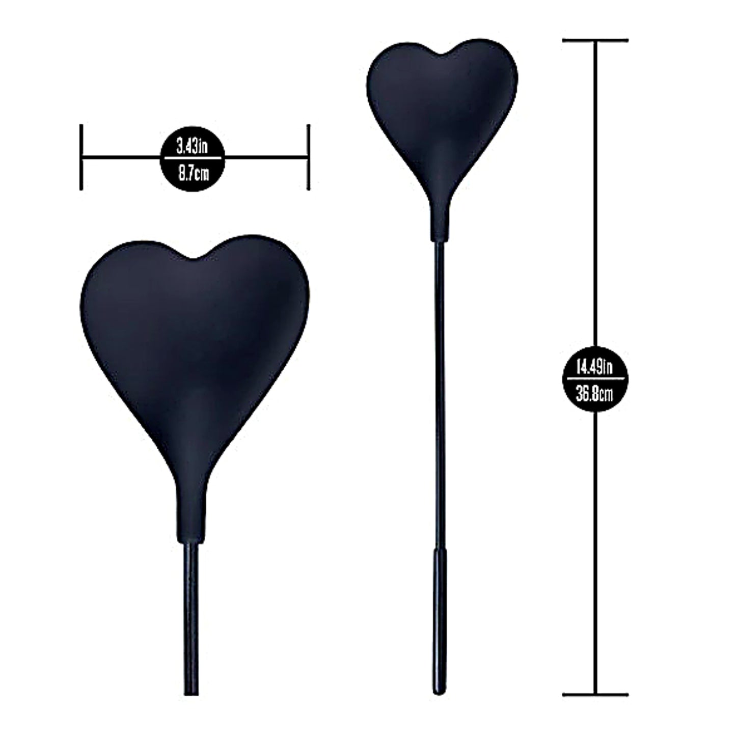 Temptasia Ardor - Heart Crop - Black