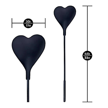 Temptasia Ardor - Heart Crop - Black