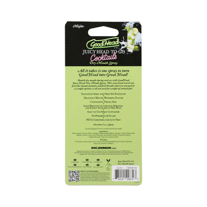 Goodhead Juicy Head Cocktails Dry Mouth Spray to-Go - Mojito