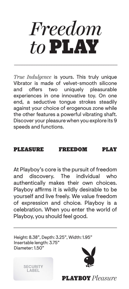 Playboy Pleasure - false Indulgence - Vibrator - Deep Teal
