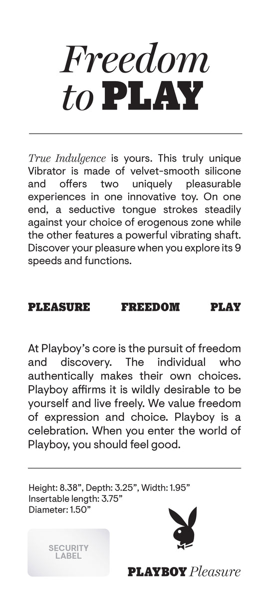 Playboy Pleasure - false Indulgence - Vibrator - Deep Teal