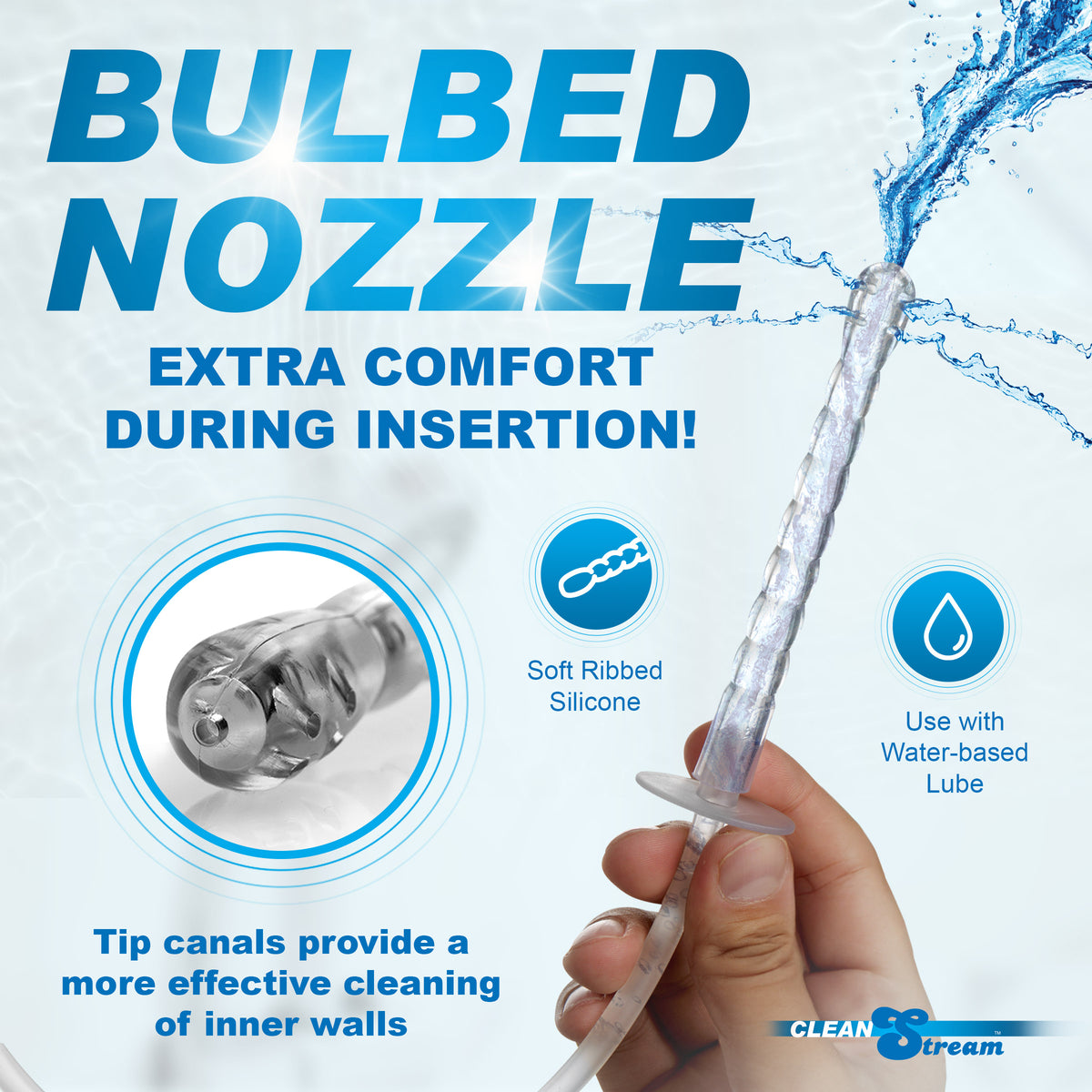 Pump Action Enema Bottle with Nozzle