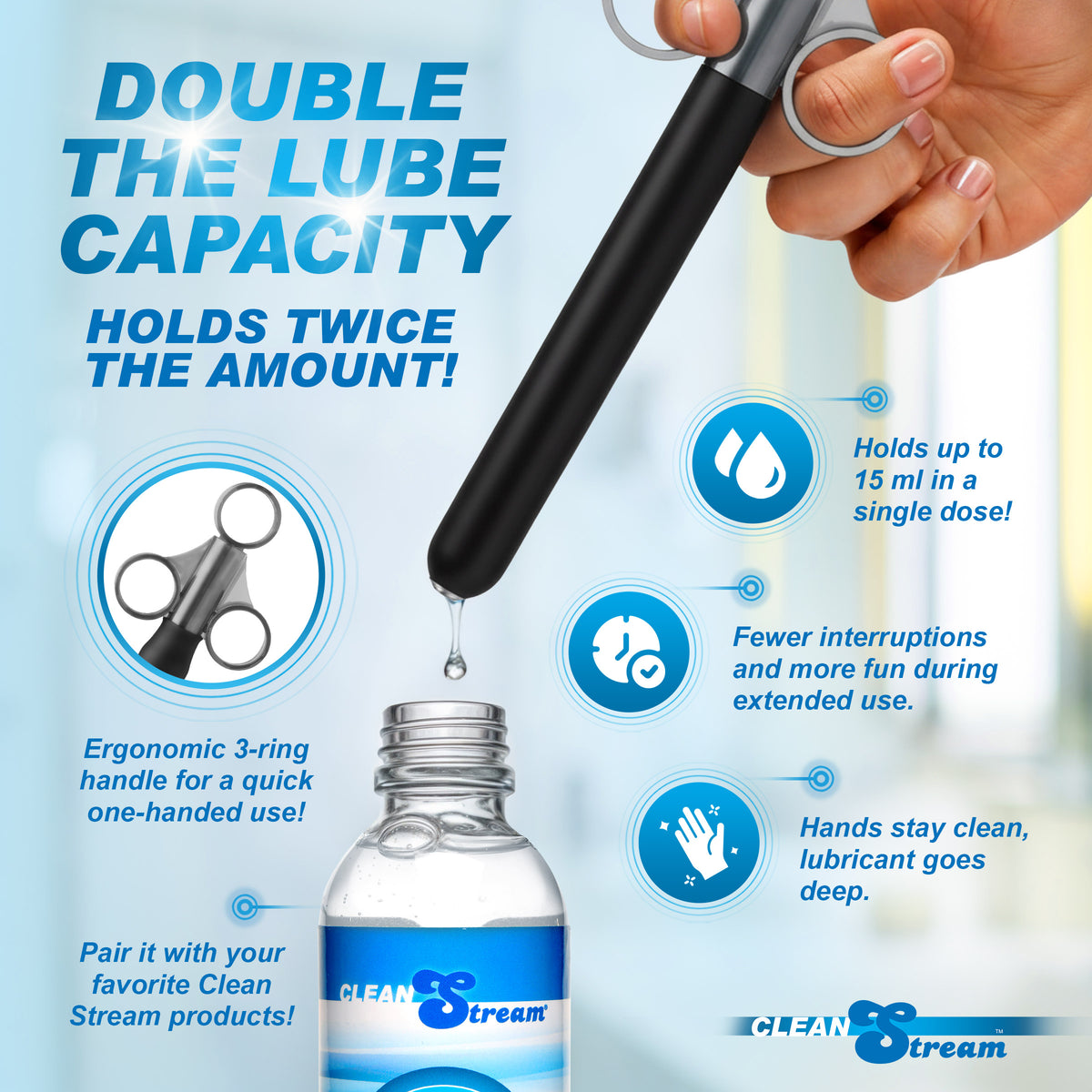 Smooth Silicone Lubricant Launcher