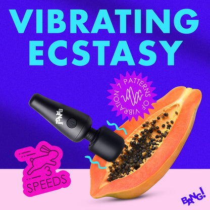 10X Ultra Powerful Silicone Mini Wand - Black