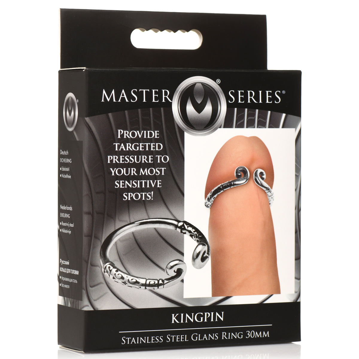 Kingpin Stainless Steel Glans Ring - 30MM