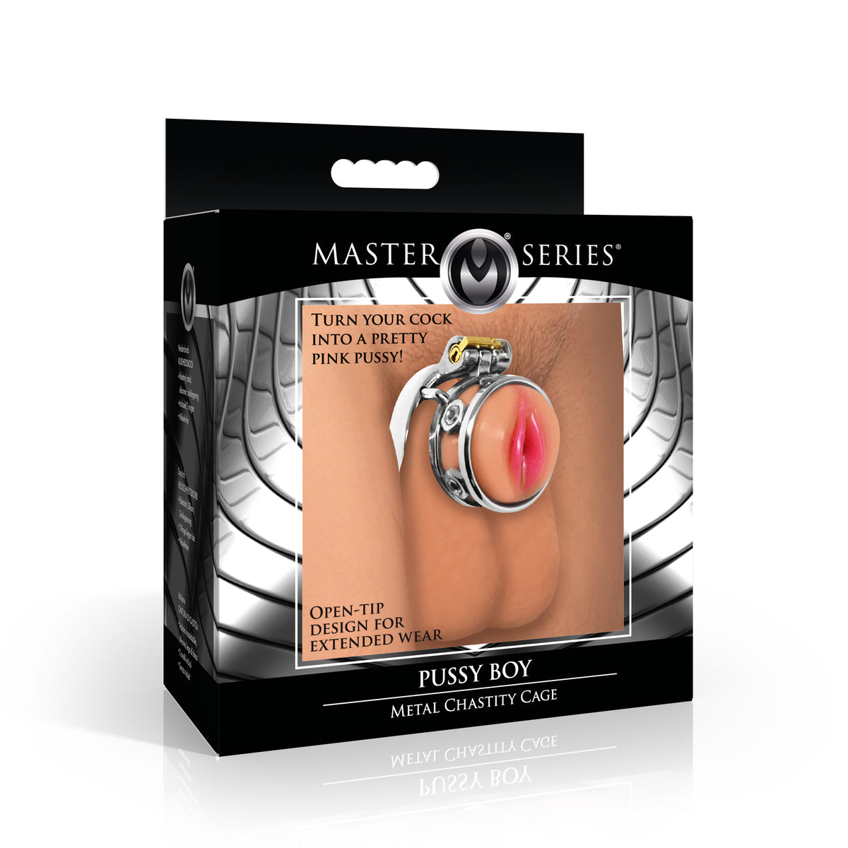 Pussy Boy Metal Chastity Cage