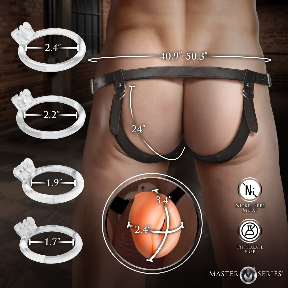 Pussy Chastity Cage - Light