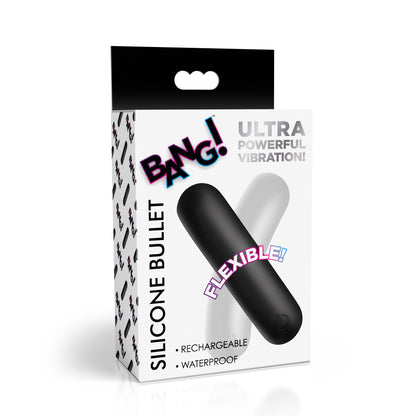 Flexible Silicone Bullet - Black