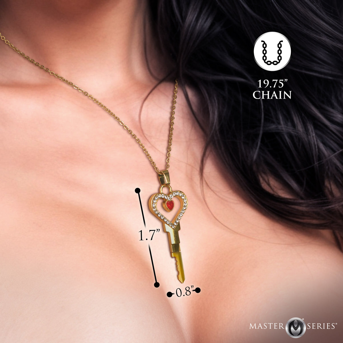 Possession Chastity Key Necklace