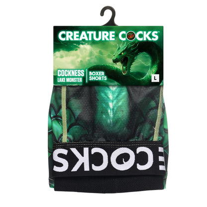 Creature Wear Cockness Monster Lake Creature Boxer Shorts - Large