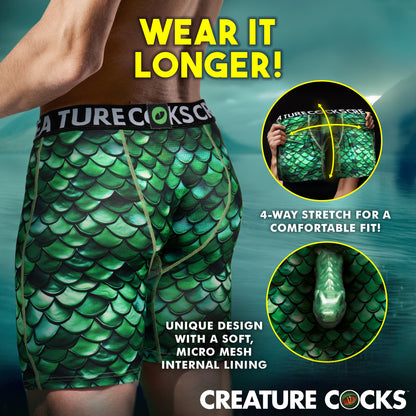 Creature Wear Cockness Monster Lake Creature Boxer Shorts - Small