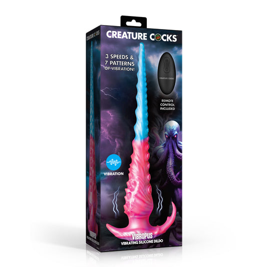 Vibropus Vibrating Silicone Dildo