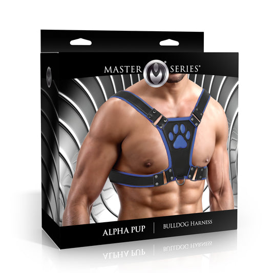 Alpha Pup Bulldog Harness - Blue