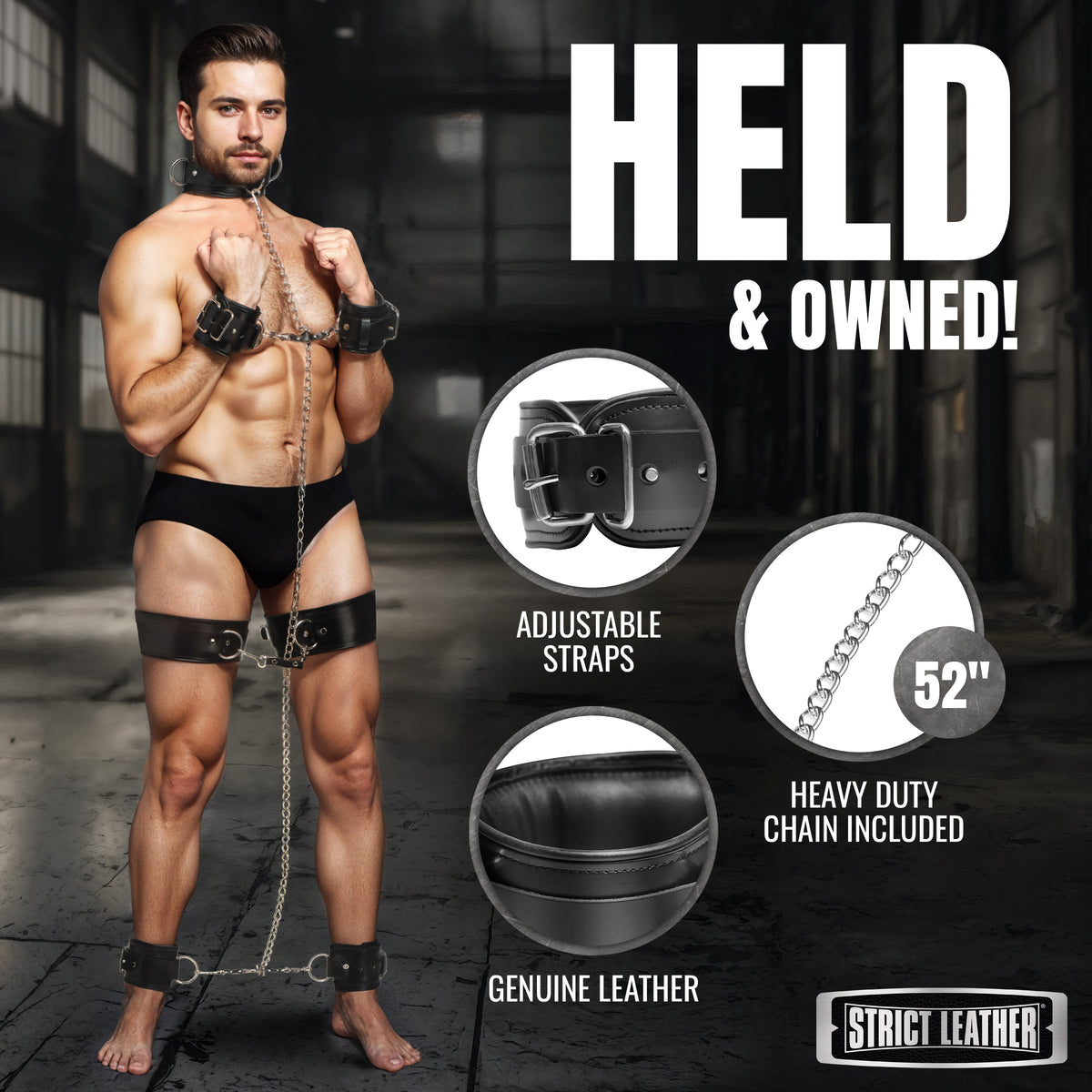 Leather Bondage Set