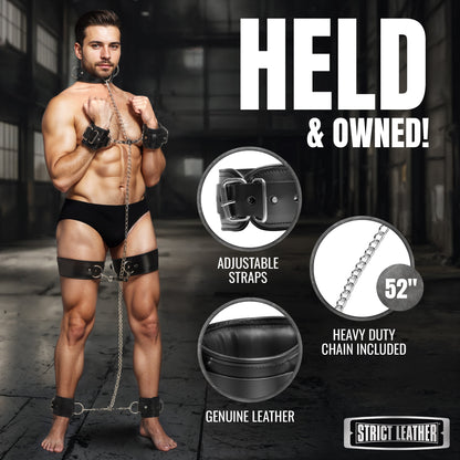 Leather Bondage Set