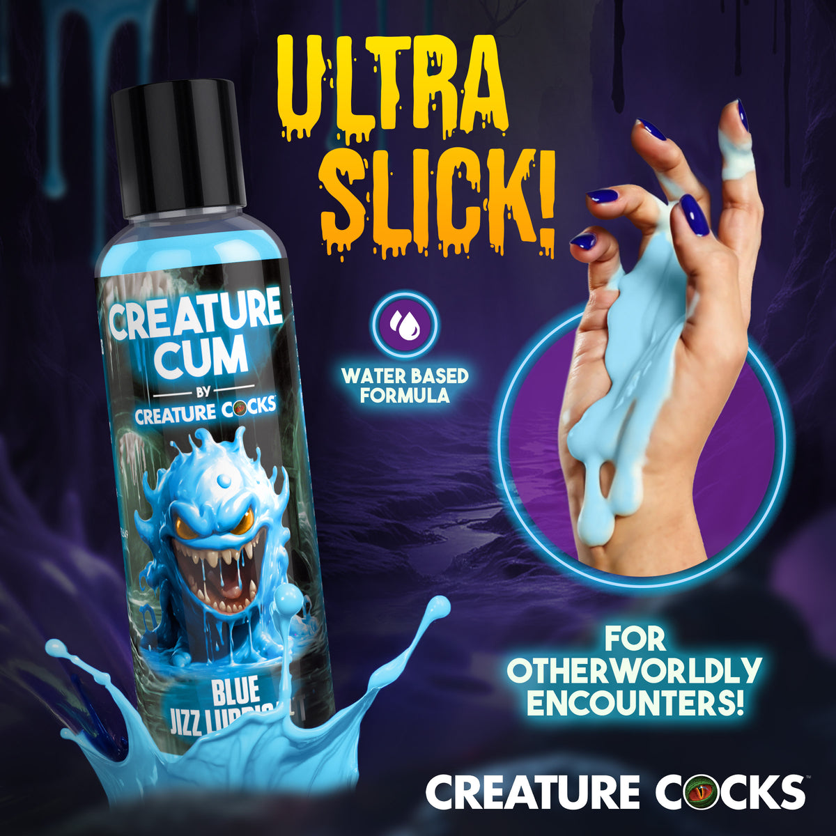 Creature Cum Blue Jizz Lubricant - 4oz