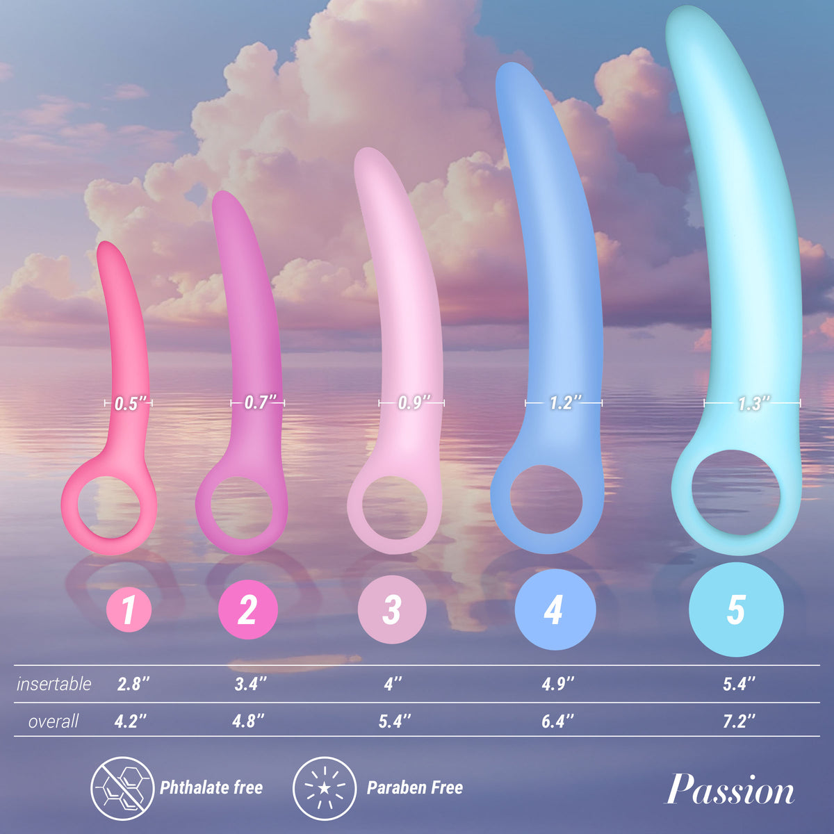 Silicone Kegel Exerciser Set