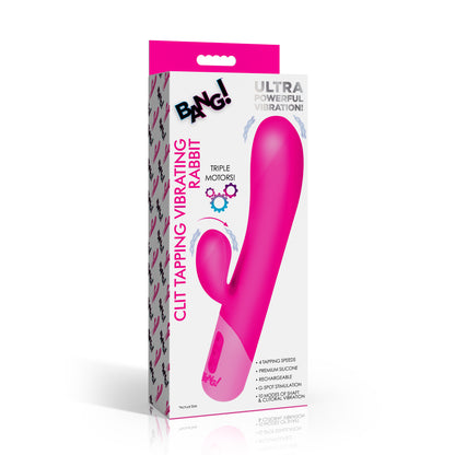 Clit Tapping Vibrating Rabbit - Pink