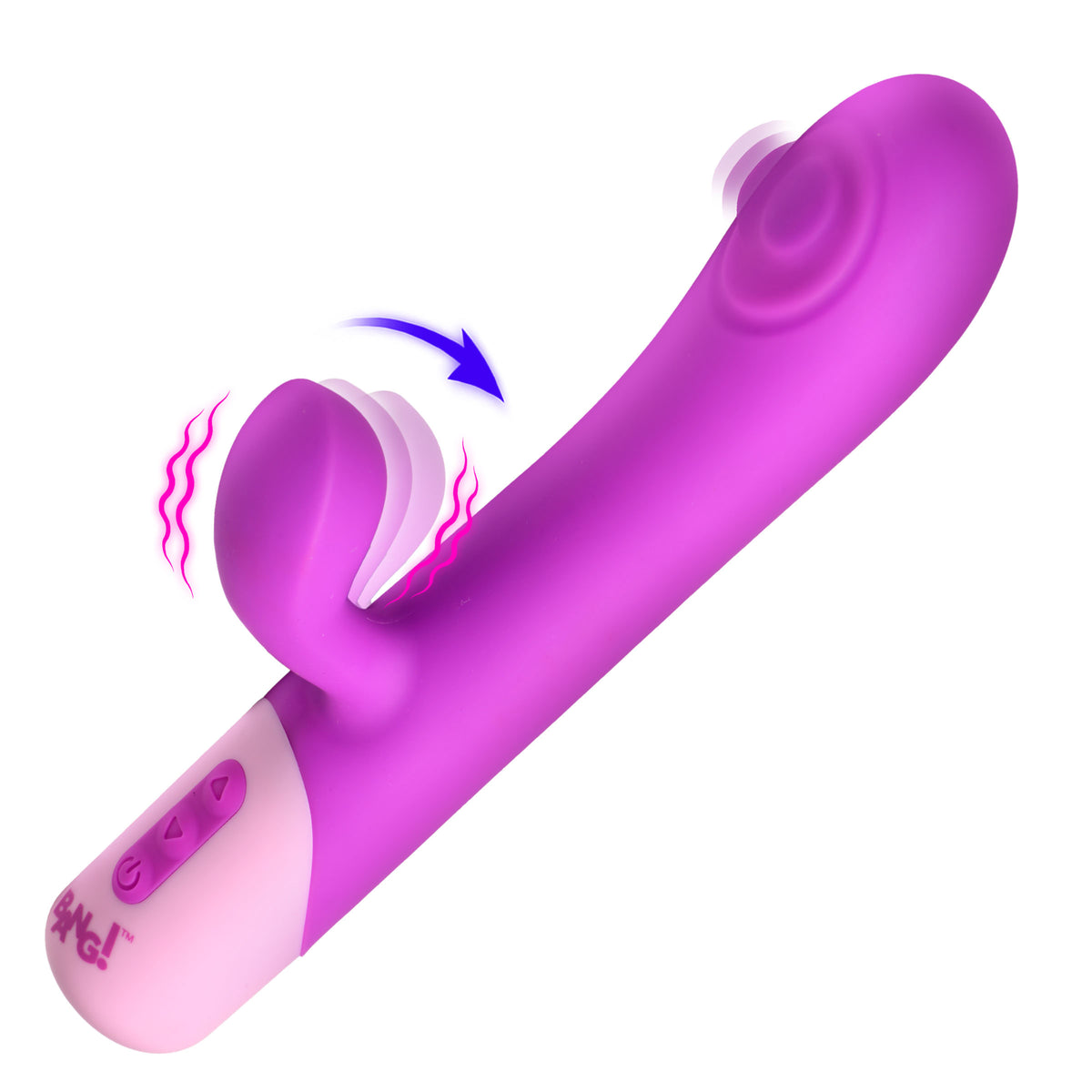 Clit Tapping Pulsing Rabbit - Purple