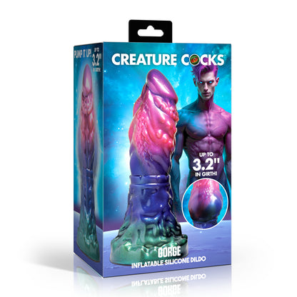 Gorge Inflatable Silicone Dildo