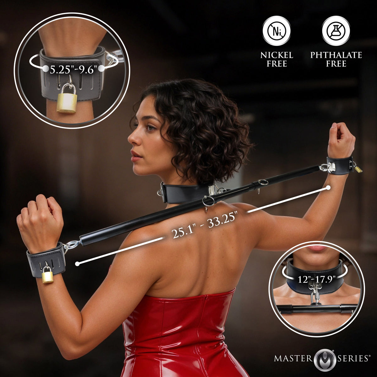 Dominion Bar Spreader Bar with Collar & Restraints