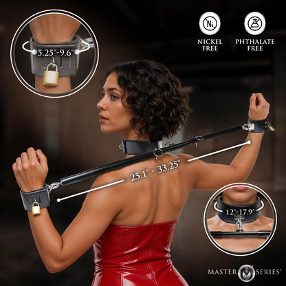 Dominion Bar Spreader Bar with Collar & Restraints