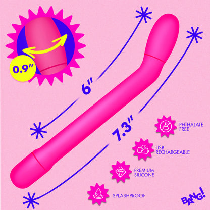 Slim G-Spot Vibrator - Pink