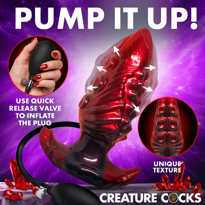 Anal Invader Inflatable Silicone Anal Plug