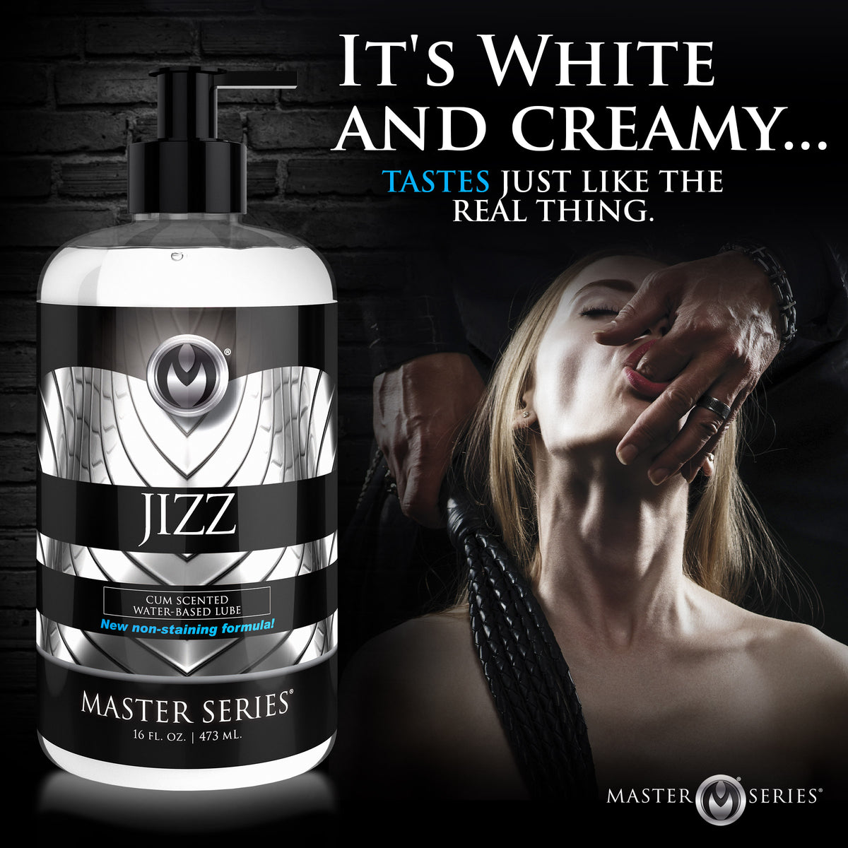 Jizz Cum-Scented Water-Based Lube 16oz