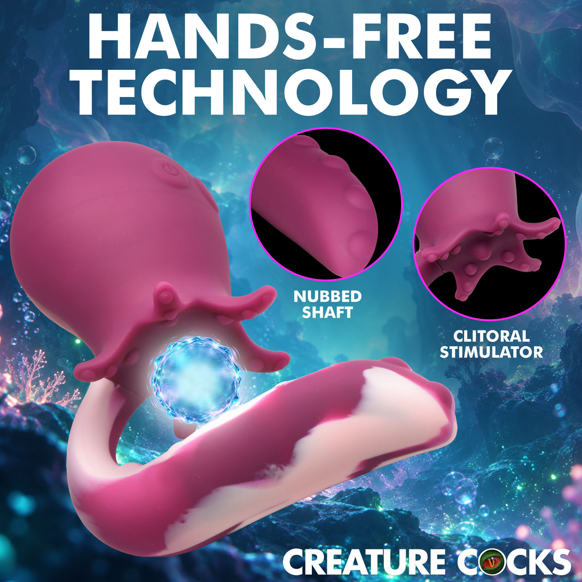 Deep Seeker Gyrating Octopus Vibrator