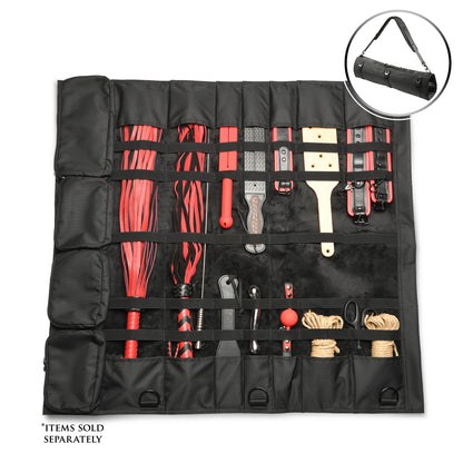 Scarlet Seduction Leather Bondage Travel Set