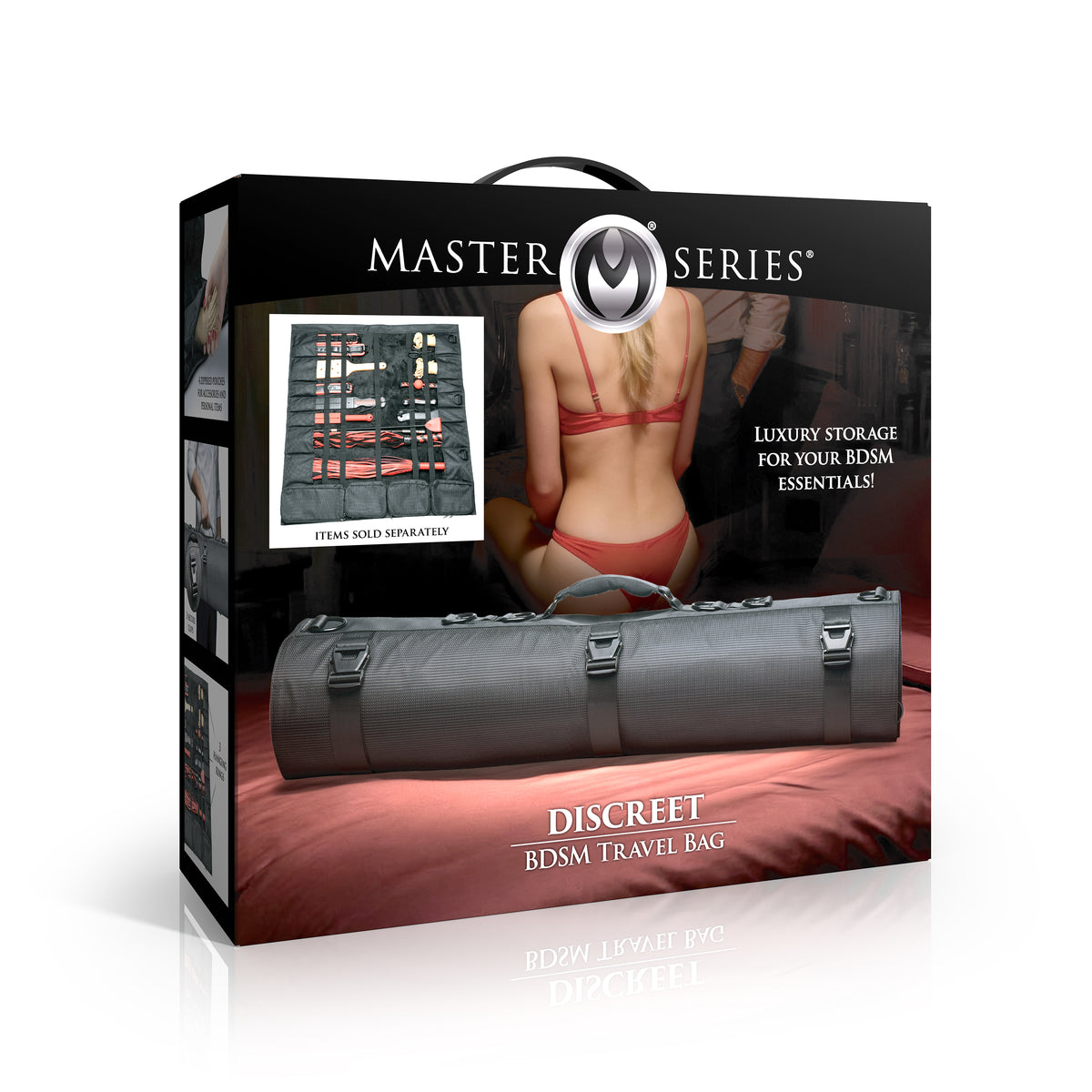 Scarlet Seduction Leather Bondage Travel Set