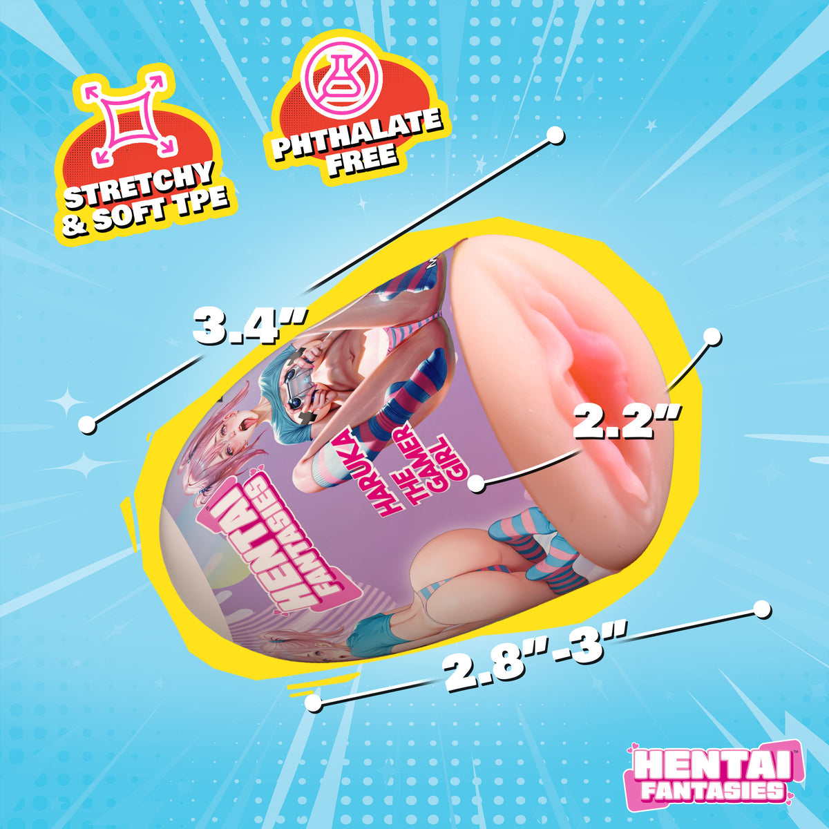 Hentai Girls 6-Pack Egg Masturbators