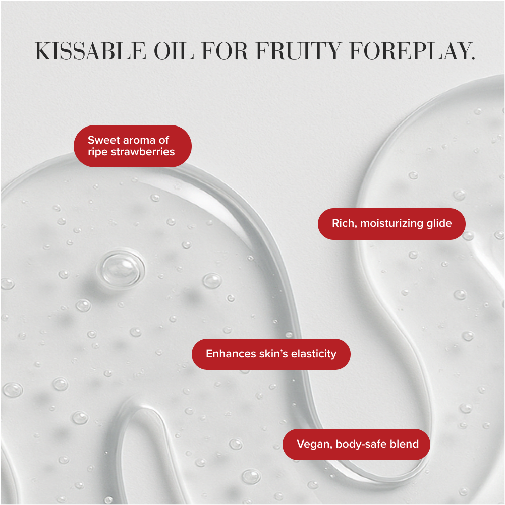 JO Aromatix Strawberry Scented Massage Oil 4oz