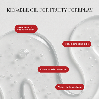 JO Aromatix Strawberry Scented Massage Oil 4oz