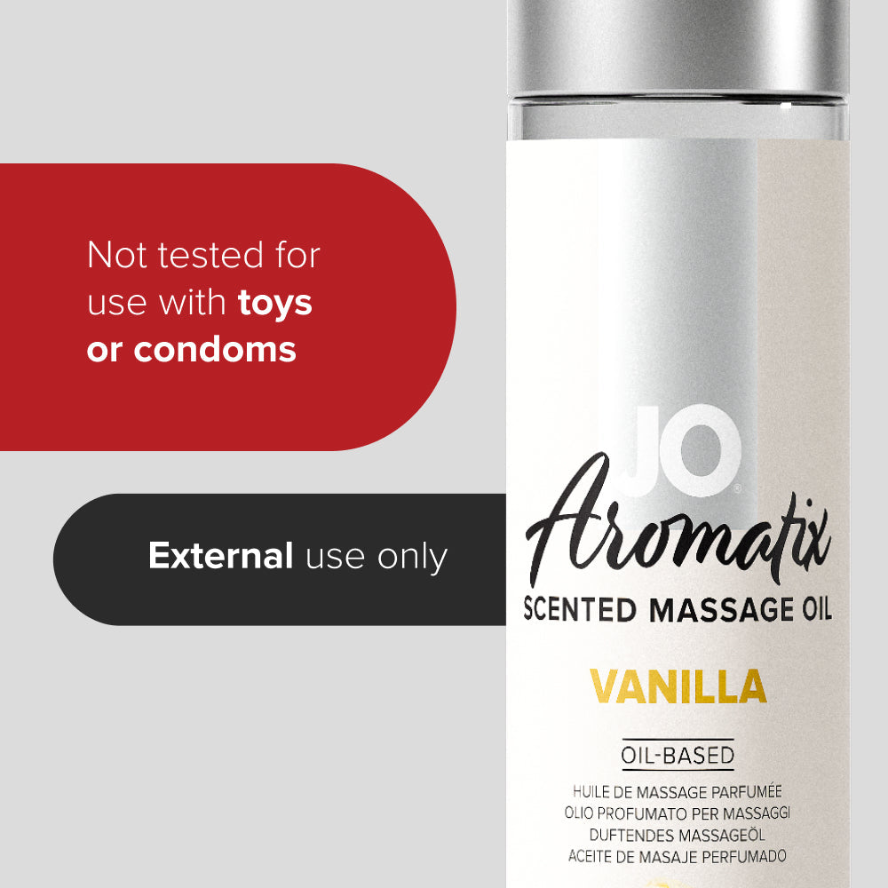 JO Aromatix Vanilla Scented Massage Oil 4oz