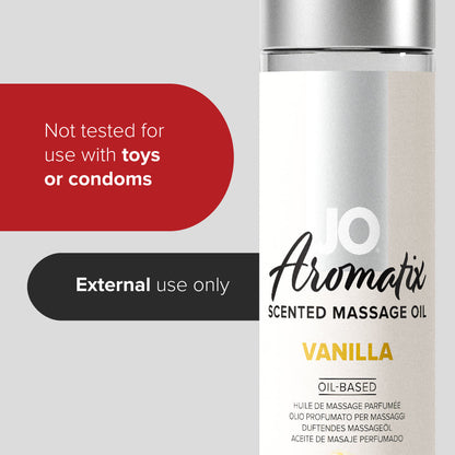 JO Aromatix Vanilla Scented Massage Oil 4oz